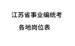 2026国考江苏职位表