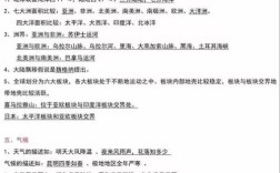 初中地理必备常识具体包含哪些核心知识点？如何高效掌握这些关键内容？