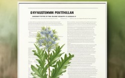 绞股蓝常识百科，绞股蓝有什么功效与禁忌？