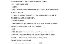 高中化学基本生活常识