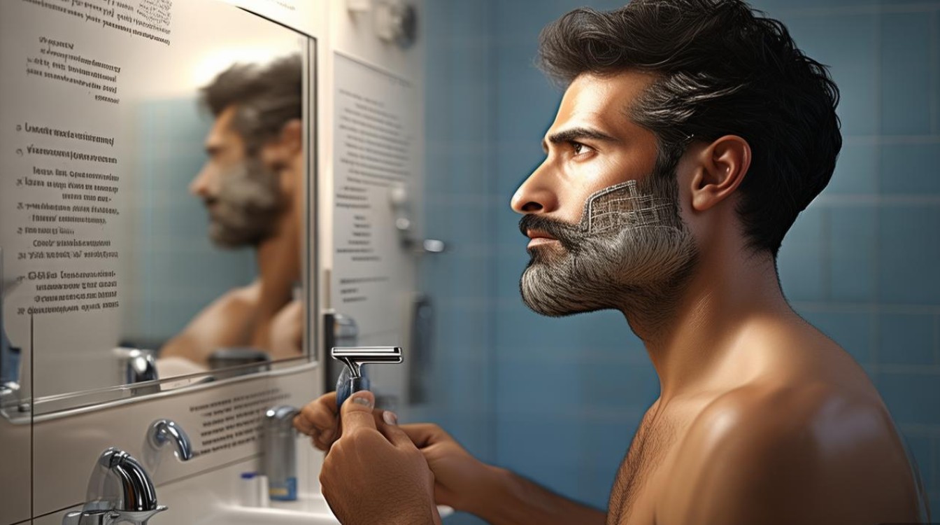 剃须小常识，新手必看，剃须前不涂泡沫会刮伤皮肤吗？-图1