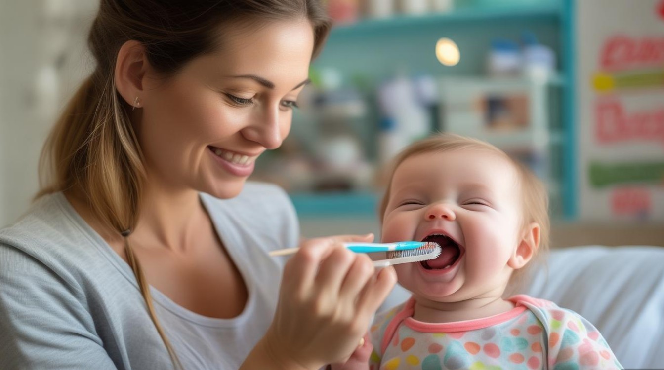 婴幼儿牙齿护理常识，宝宝第一颗牙要怎么刷才正确？-图1