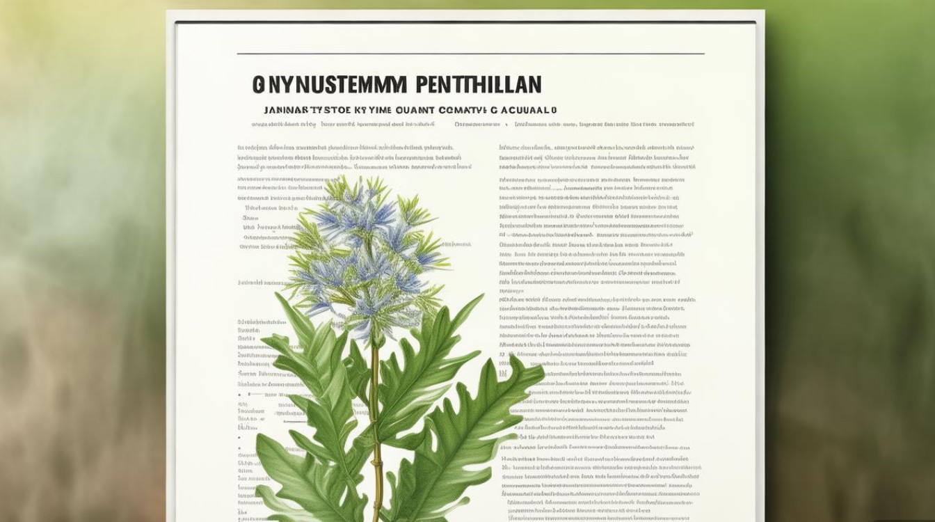 绞股蓝常识百科，绞股蓝有什么功效与禁忌？-图1