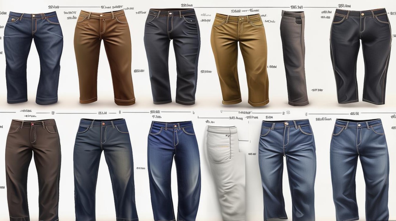 2025年裤子型号怎么选？今年流行什么尺码标准？-图1
