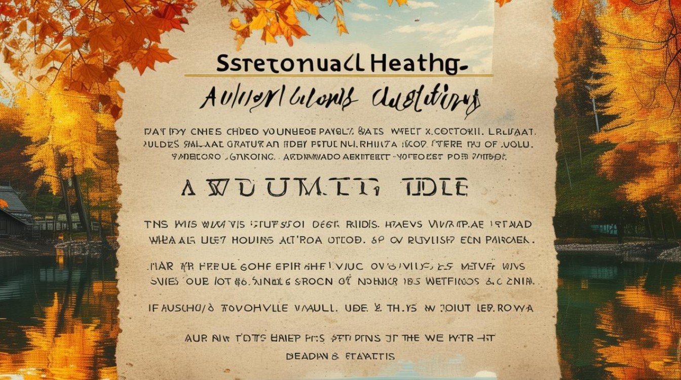 秋天保健常识有哪些？-图1