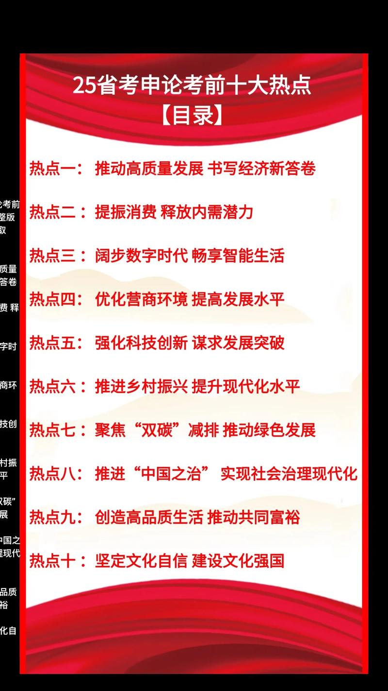 2025国考热点汇总-图2