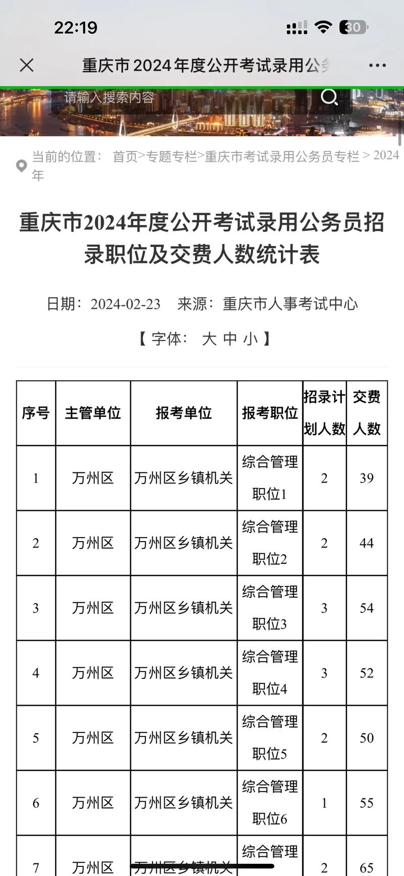 2026国考重庆职位表何时发布？-图1