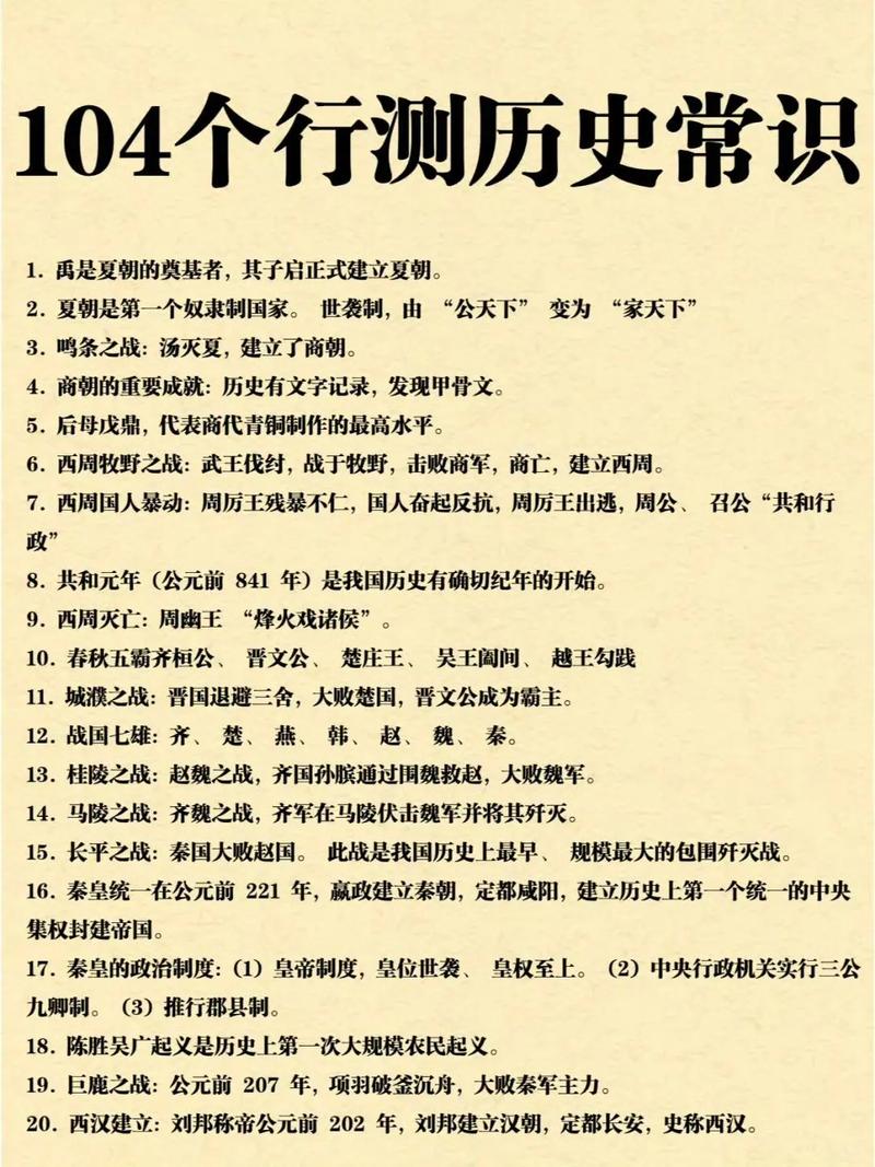 常识判断历史常识习题-图2