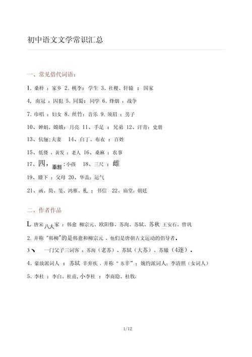 上海中考语文文学常识考哪些重点？-图3