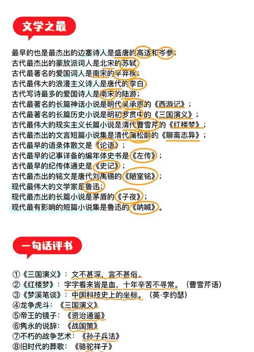 高中语文古代文化常识有哪些核心考点？-图2