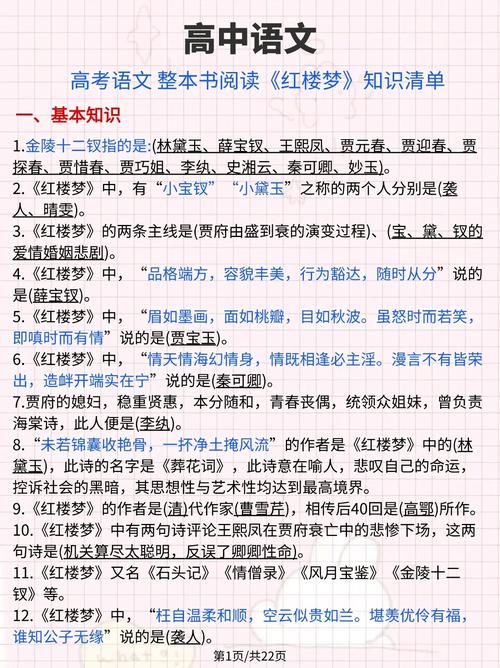 有关红楼梦的文学常识-图2