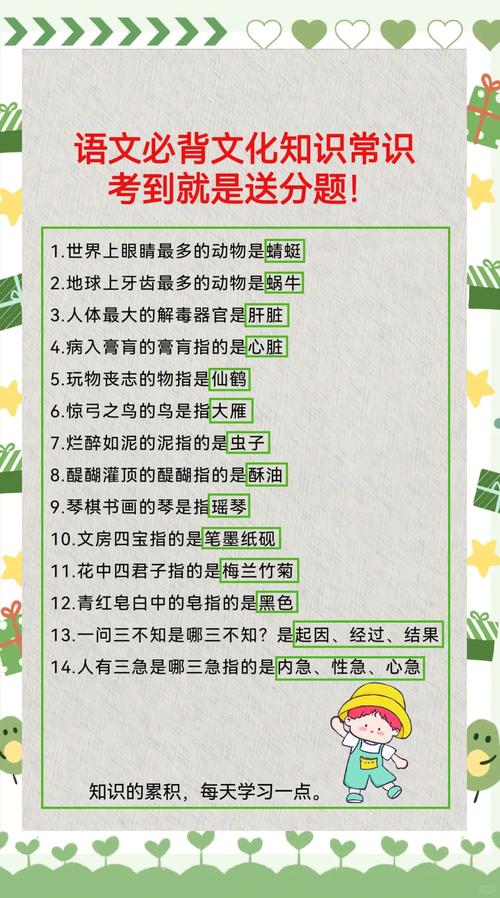小学生必备的常识清单,到底包含哪些内容才能帮助他们安全成长、适应社会?-图3 小学生必备的常识清单,到底包含哪些内容才能帮助他们安全成长、适应社会?-图3