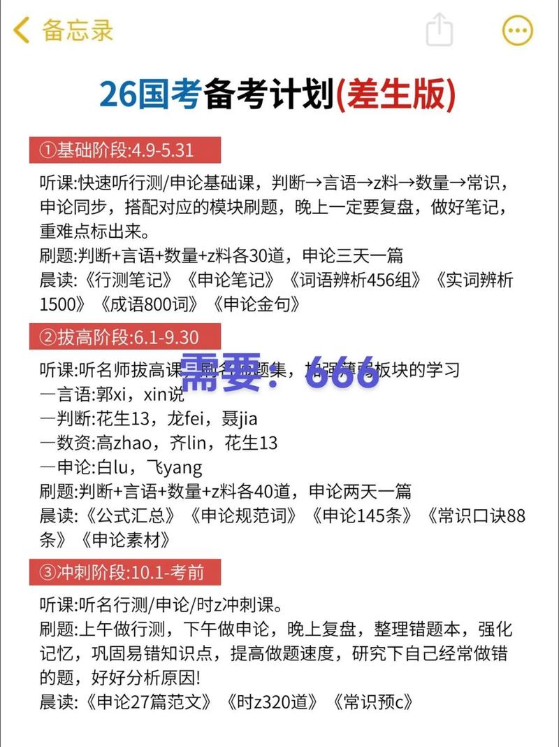 2026年国考备考,如何科学规划时间、高效突破难点并把握最新命题趋势?-图3 2026年国考备考,如何科学规划时间、高效突破难点并把握最新命题趋势?-图3