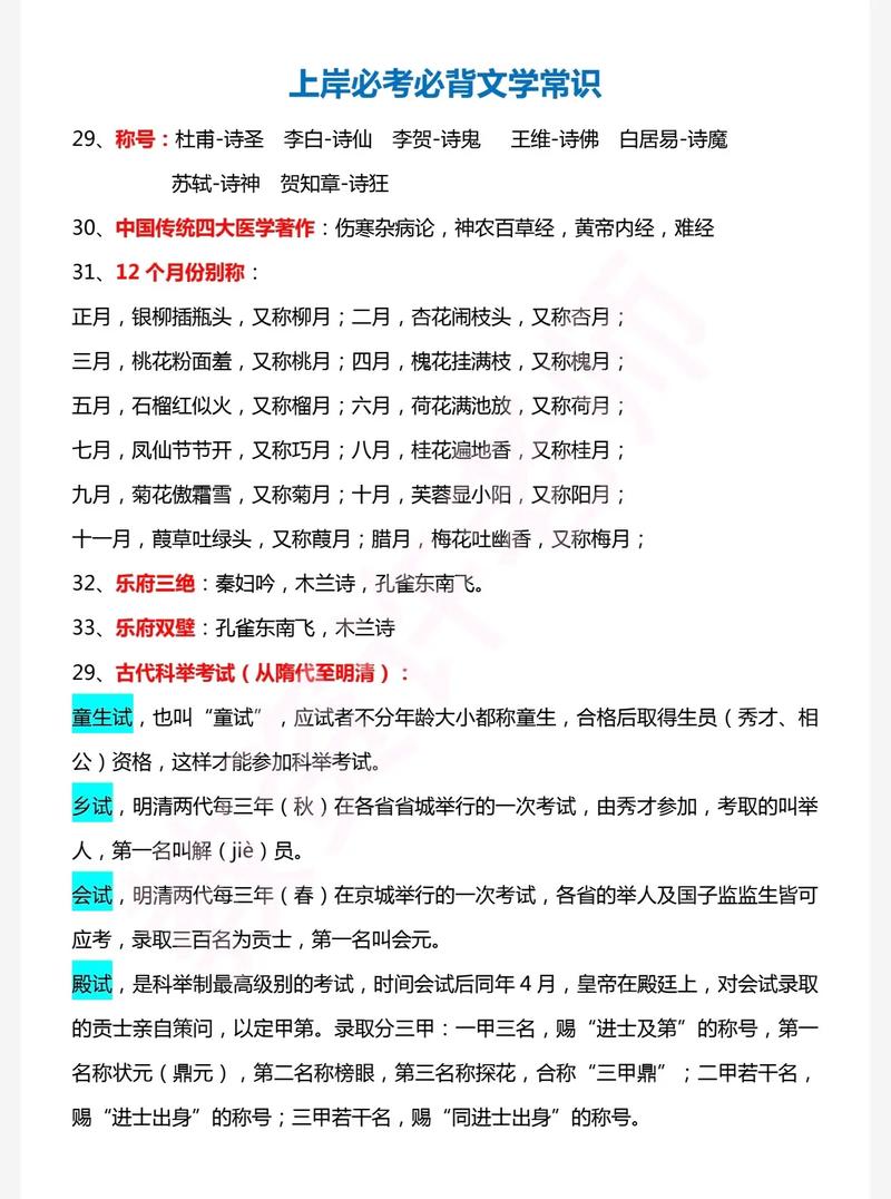 小学教师资格文学常识考什么？高频考点有哪些？备考时如何高效记忆？-图2