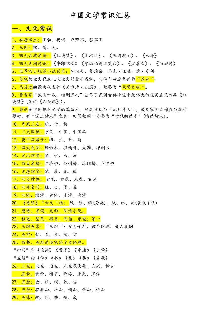 小学教师资格文学常识考什么？高频考点有哪些？备考时如何高效记忆？-图3