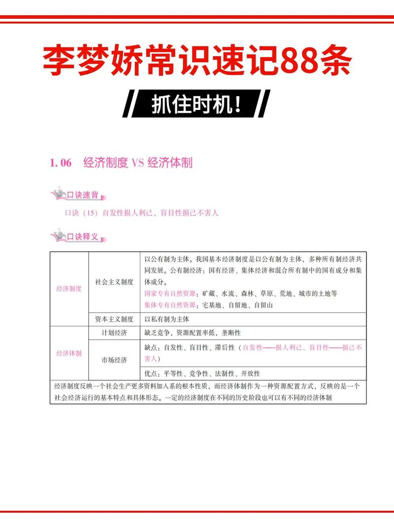 李梦娇常识口诀88条有哪些?-图3 李梦娇常识口诀88条有哪些?-图3