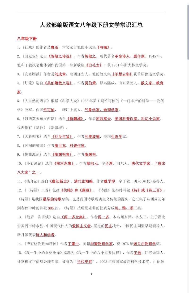 初中语文文学常识如何高效整理?-图2 初中语文文学常识如何高效整理?-图2