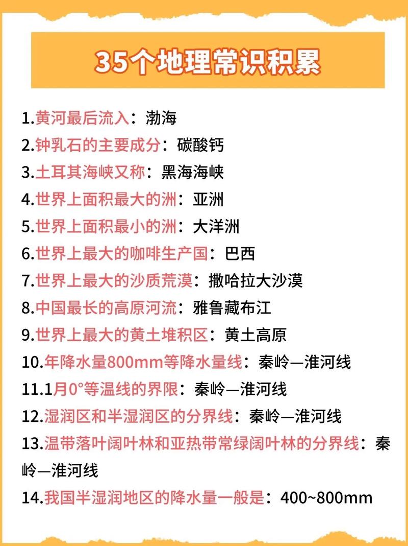 500条地理常识，小学生如何轻松掌握？-图1