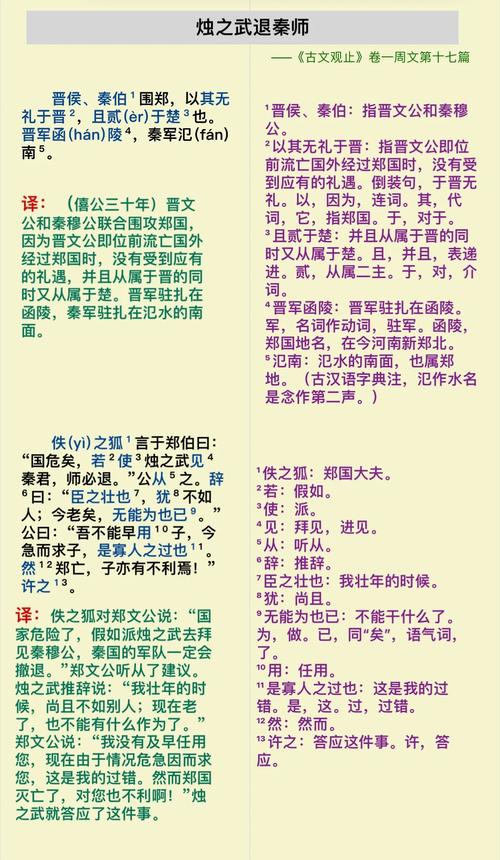 烛之武如何凭说辞退秦师？-图1