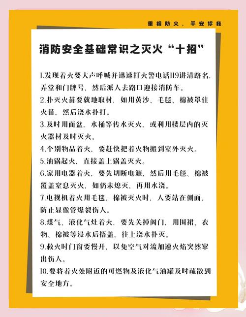 消防知识安全常识十条有哪些要点？-图1