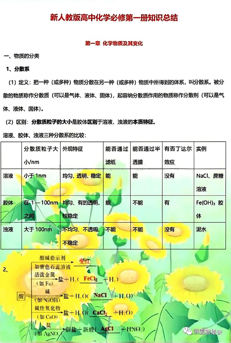 高中化学常识知识大全有哪些必备要点？-图3