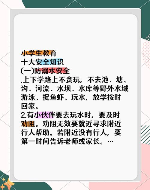 小学生安全教育小常识有哪些要点？-图2
