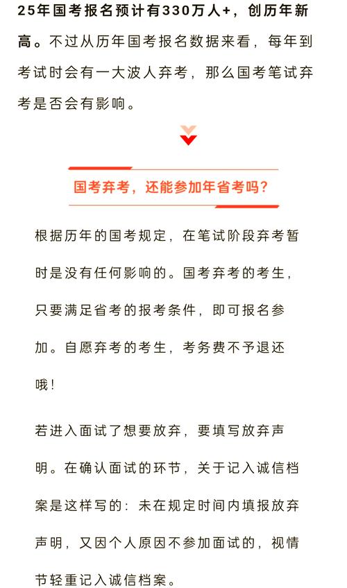 国考 笔试弃考 后果-图3