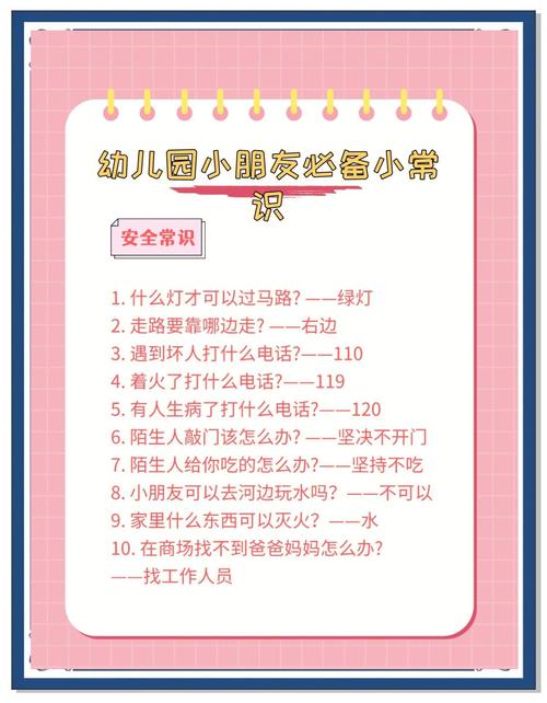 幼儿园生活常识大全-图1