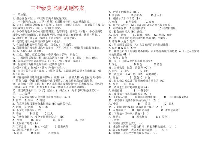 美术常识试题及答案，如何系统掌握美术核心知识点并高效应对考试？-图2