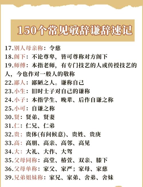 文学常识中敬辞的使用规范与常见误区有哪些?-图1 文学常识中敬辞的使用规范与常见误区有哪些?-图1