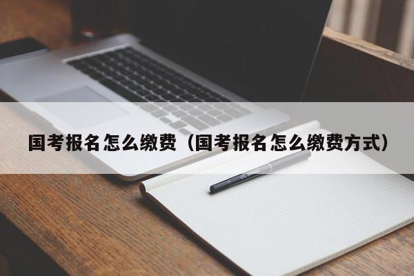 国考报名怎么缴费（国考报名怎么缴费方式）-图1